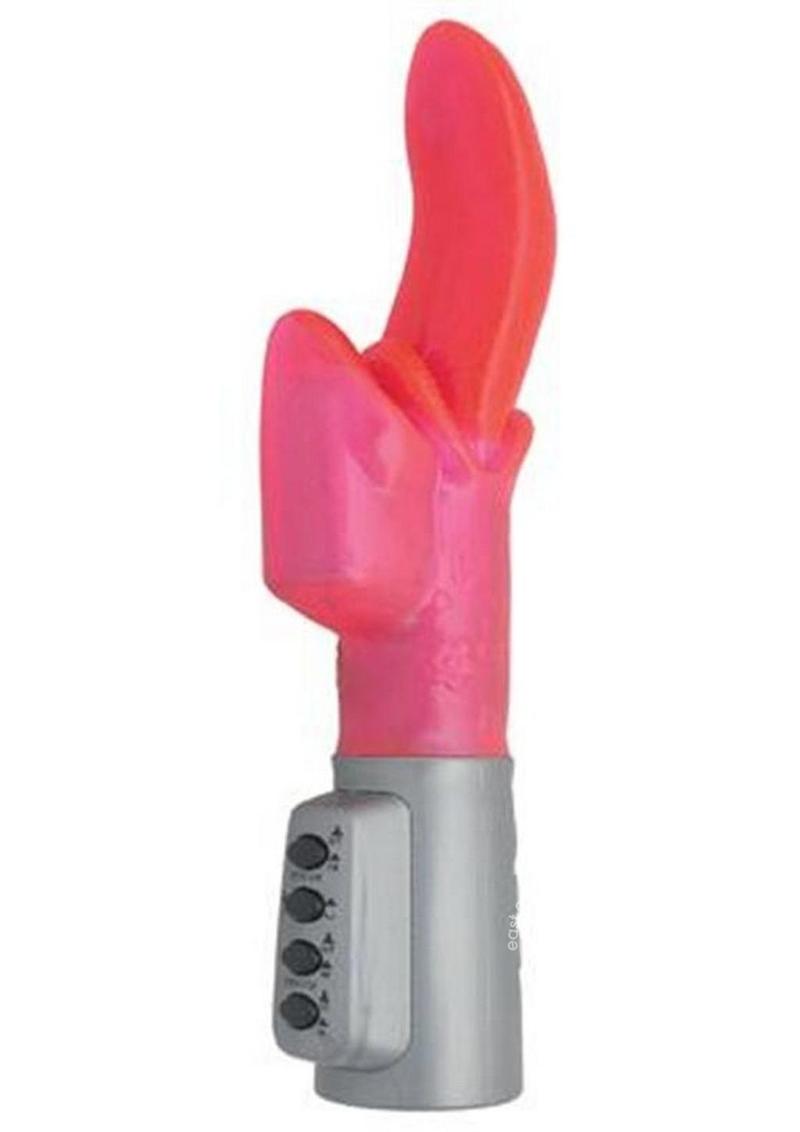 Tongue Twister Vibrator - Pink