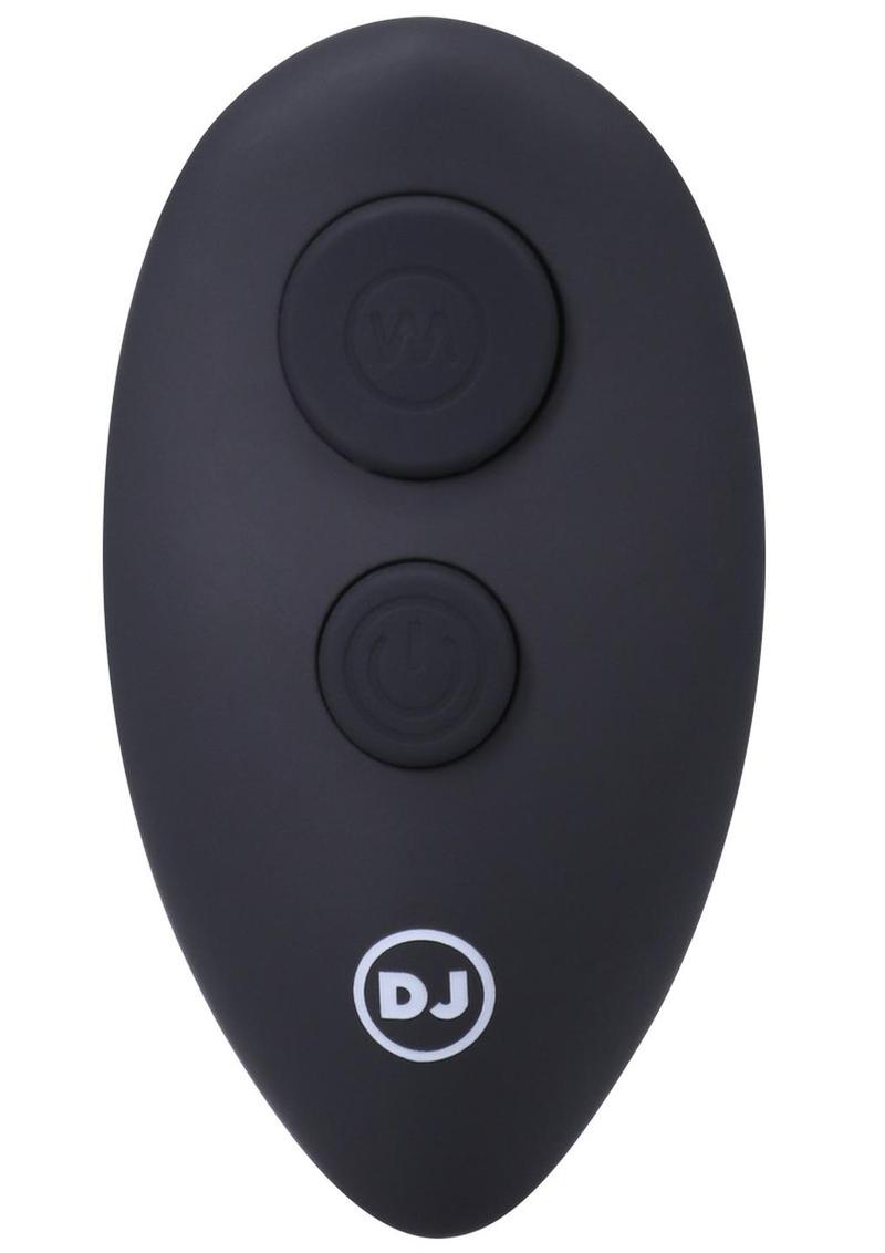 A-Play Shaker Rechargeable Silicone Beaded Anal Plug with Remote Control -