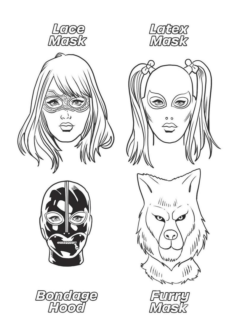 Fetishes Are Fun Adult Coloring Book