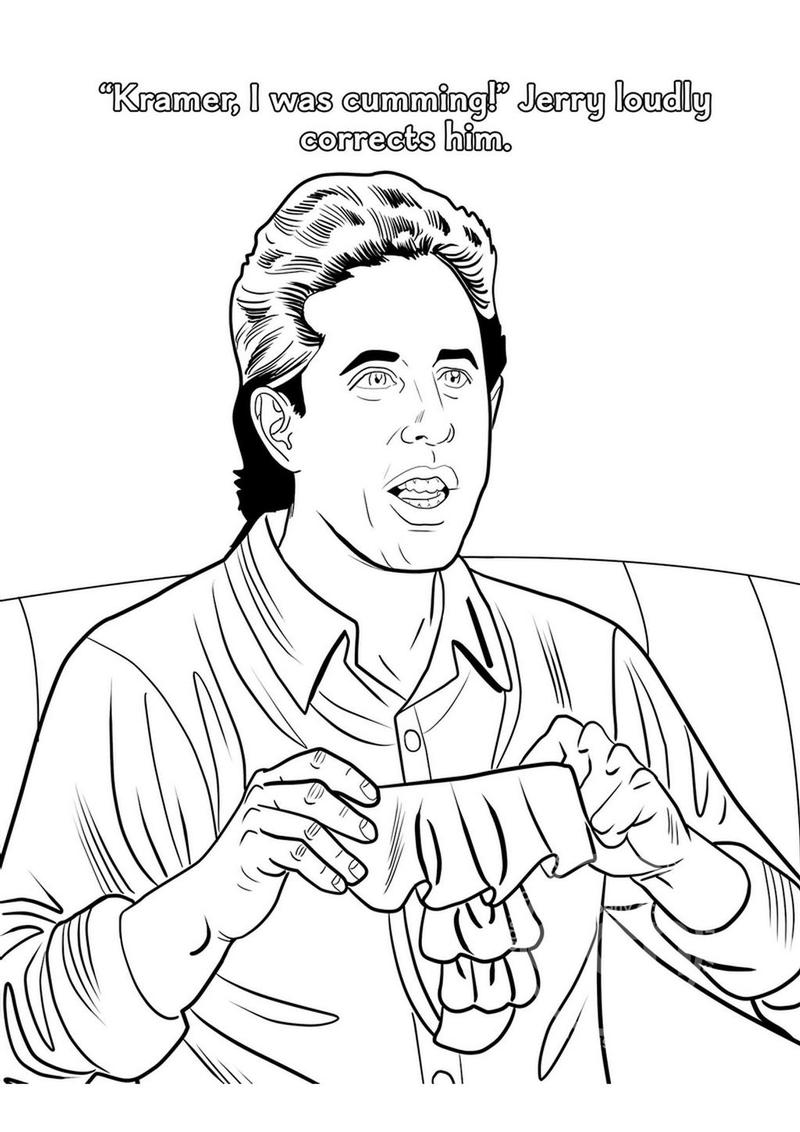 Sexfeld Parody Coloring Book