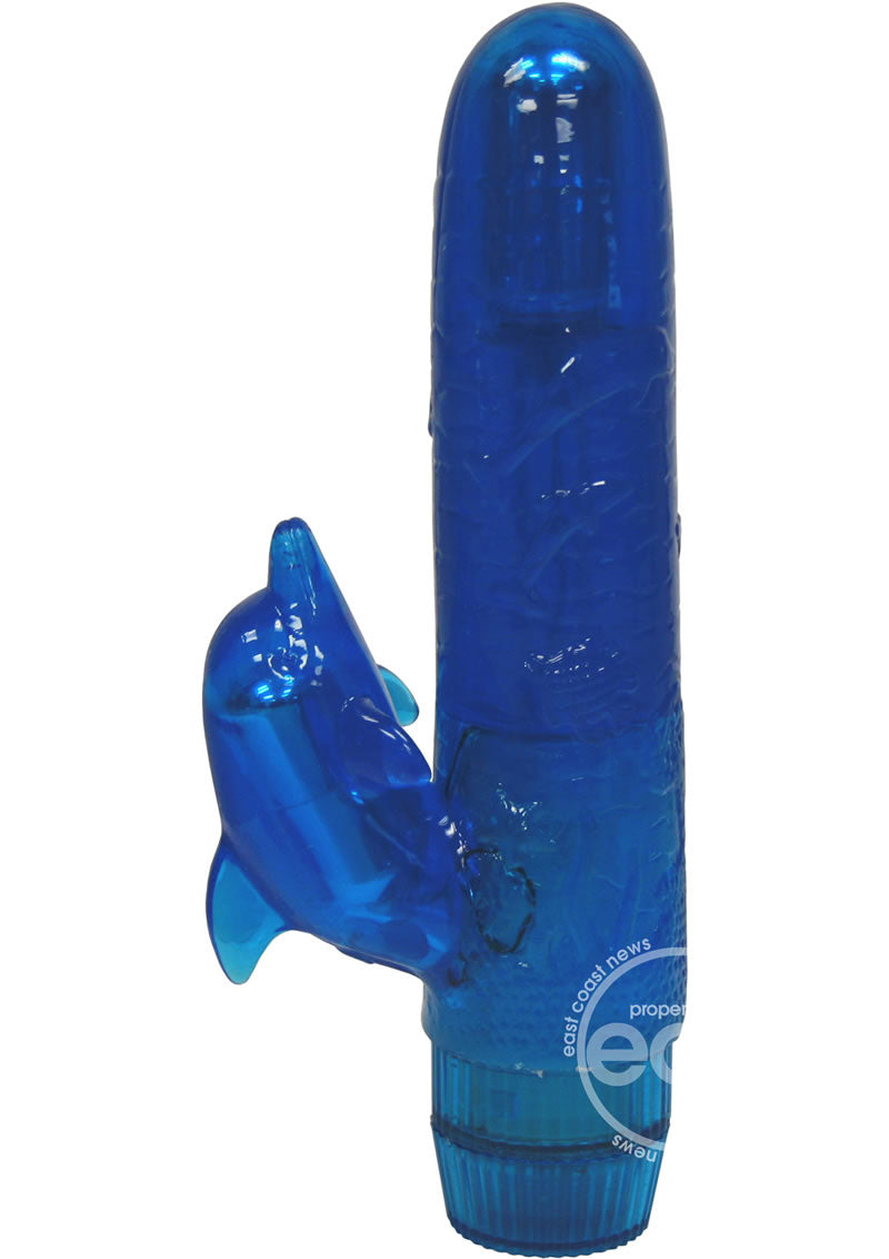 Aloha Lei Waterproof Vibrator 6in - Blue