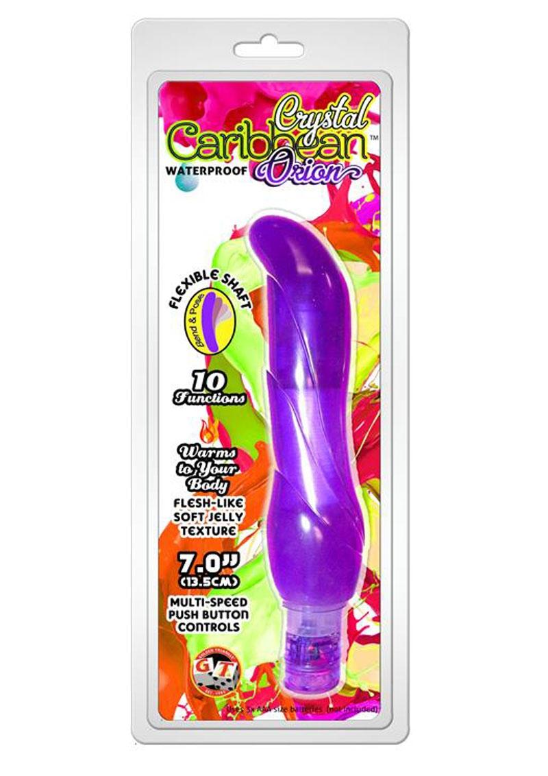 Jelly Caribbean Orion Number 8 Vibrator - Purple