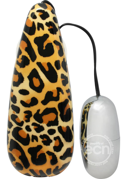 Primal Instinct Bullet with Wired Remote Control - Leopard