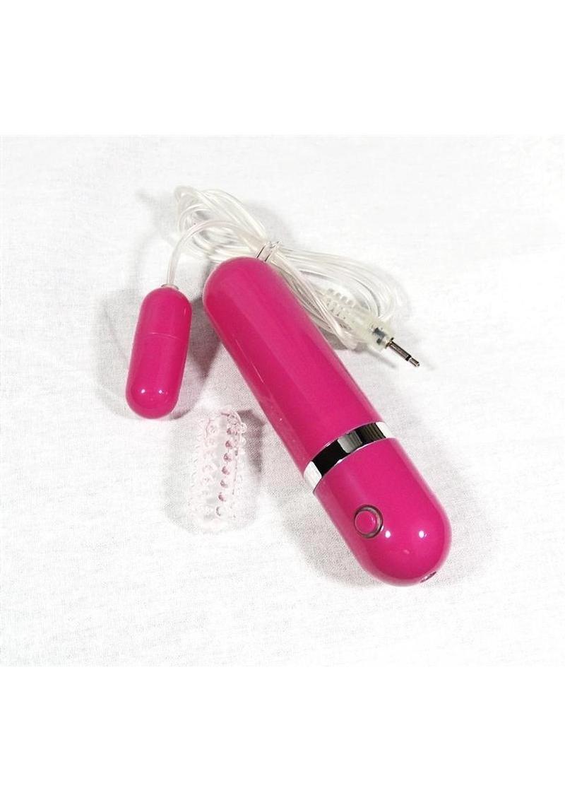 Ahhh Vibrating Bullet Of Love with Wired Remote Control - Pink