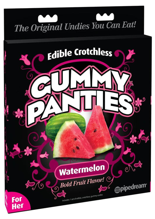 Edible Crotchless Gummy Panties - Watermelon (for her)