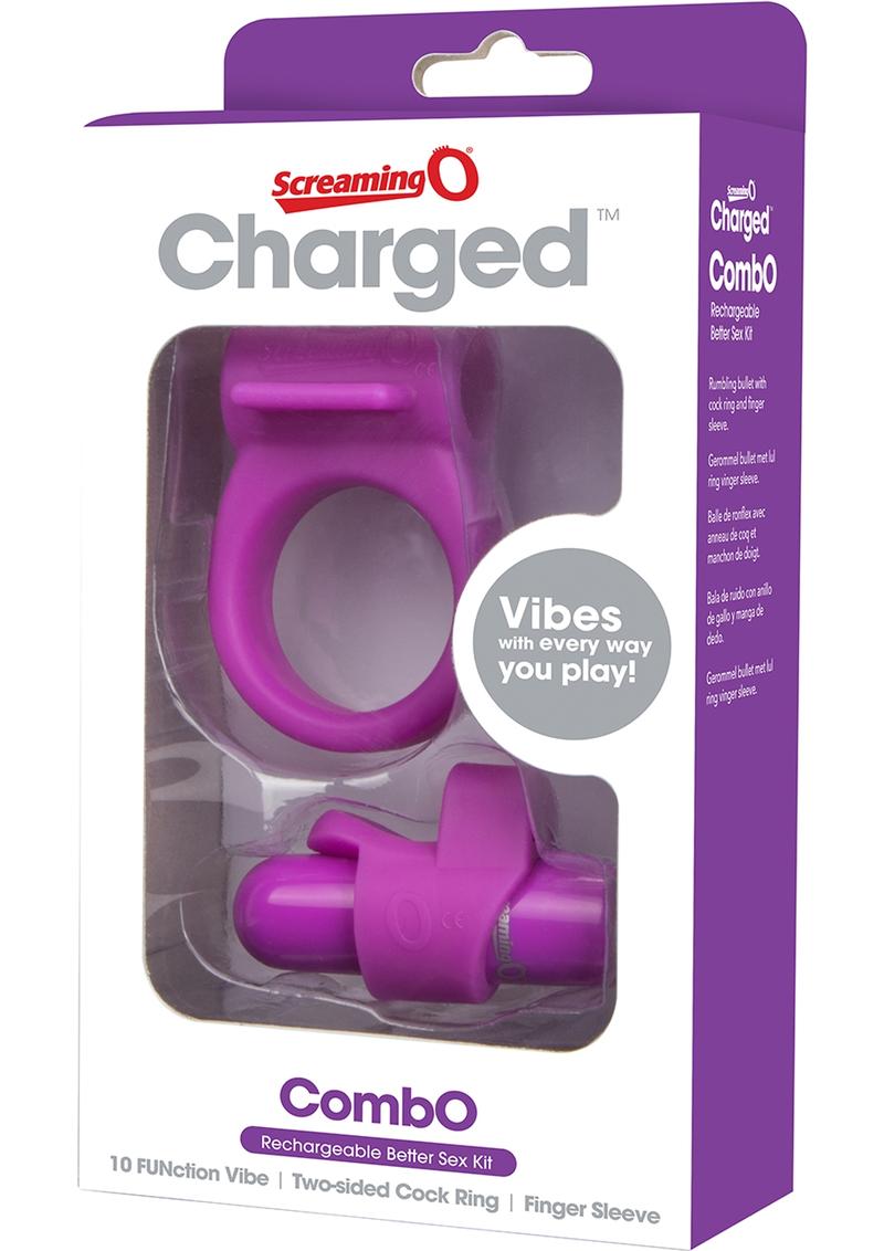 Charged Combo USB Rechargeable Silicone Kit #1 - Purple