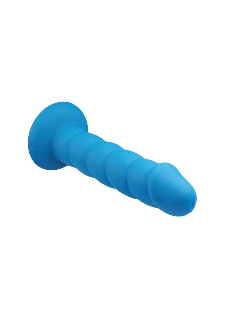 Suga' Daddy Silicone Dildo 8in - Blue