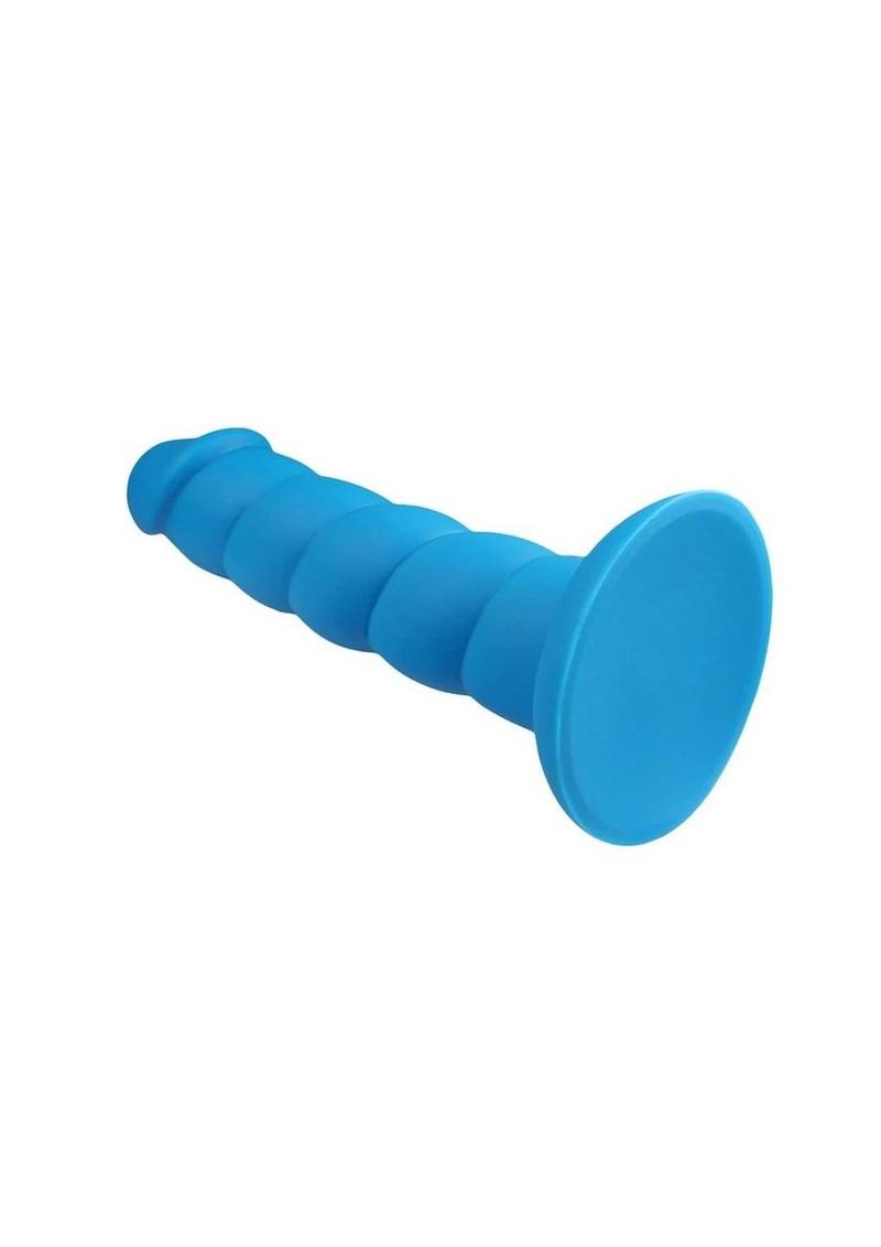 Suga' Daddy Silicone Dildo 8in - Blue