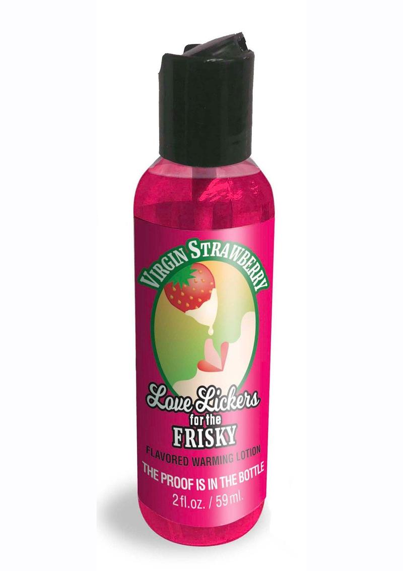 Love Lickers  Flavored Warming Massage Oil 2oz - Pick Your Flavor