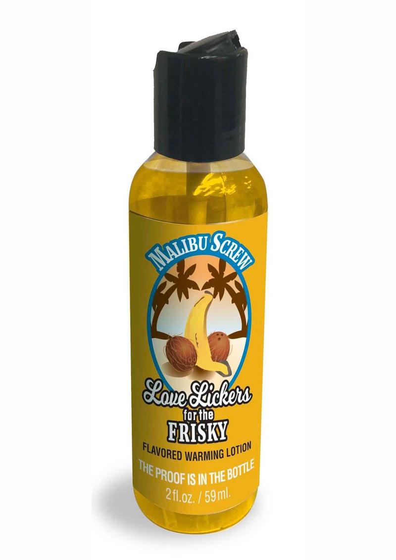 Love Lickers  Flavored Warming Massage Oil 2oz - Pick Your Flavor