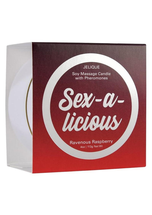 assage Candle Pheromone Sex-A-Licious Ravenous Raspberry 4oz.