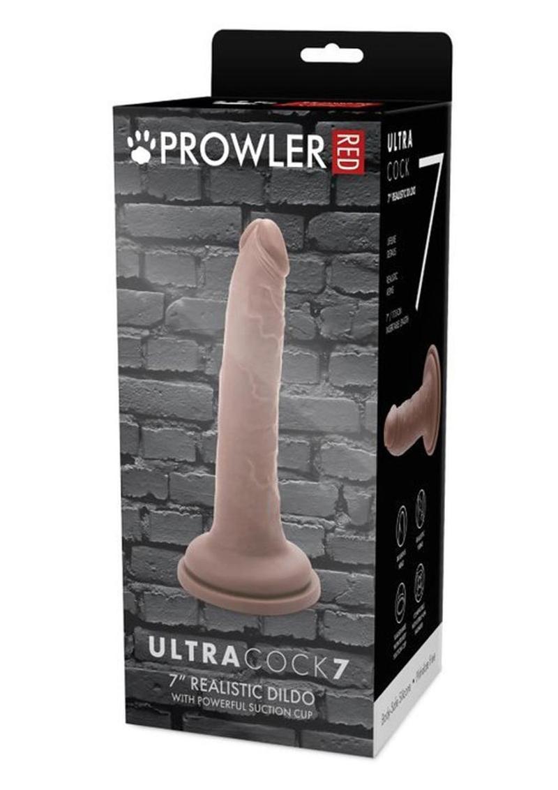 Ultra Cock Realistic Dildo 7in - Caramel