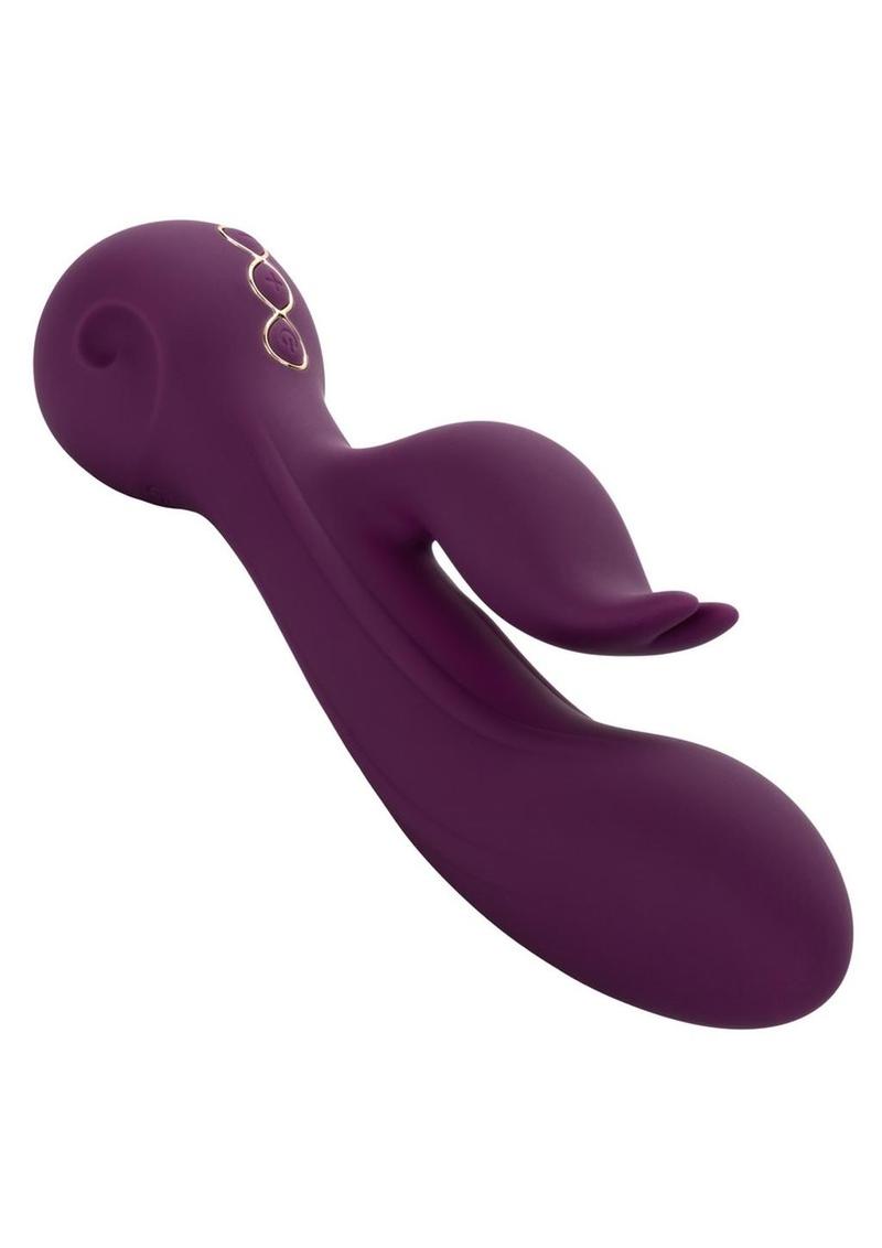 Obsession Desire Rechargeable Silicone Rabbit Vibrator - Purple