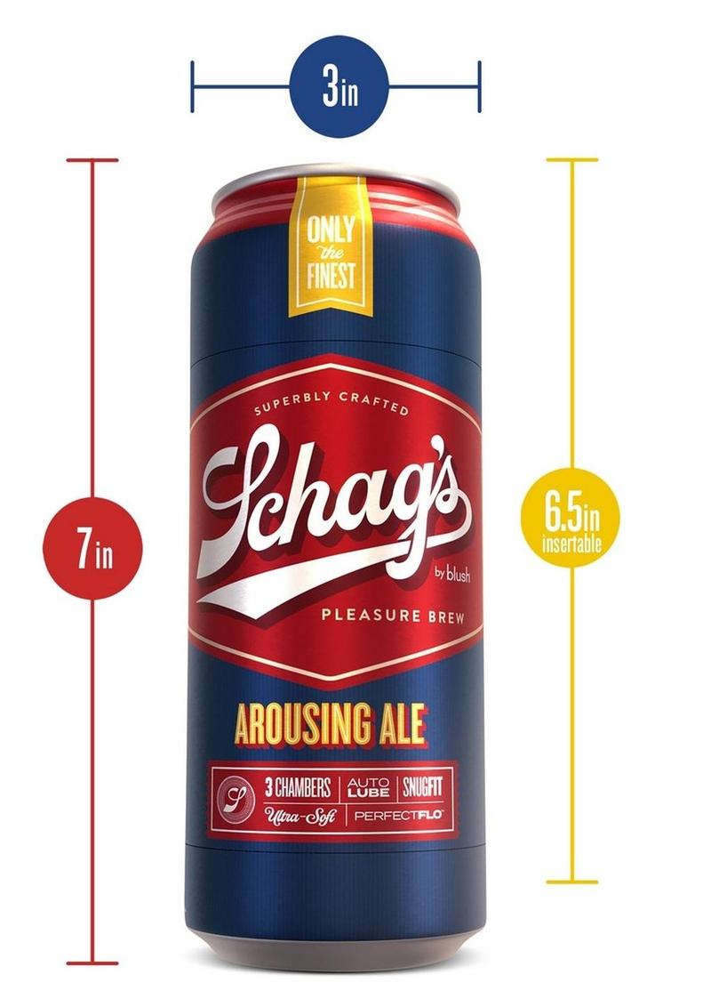 Schag’s Arousing Ale Beer Can Stroker - Frosted