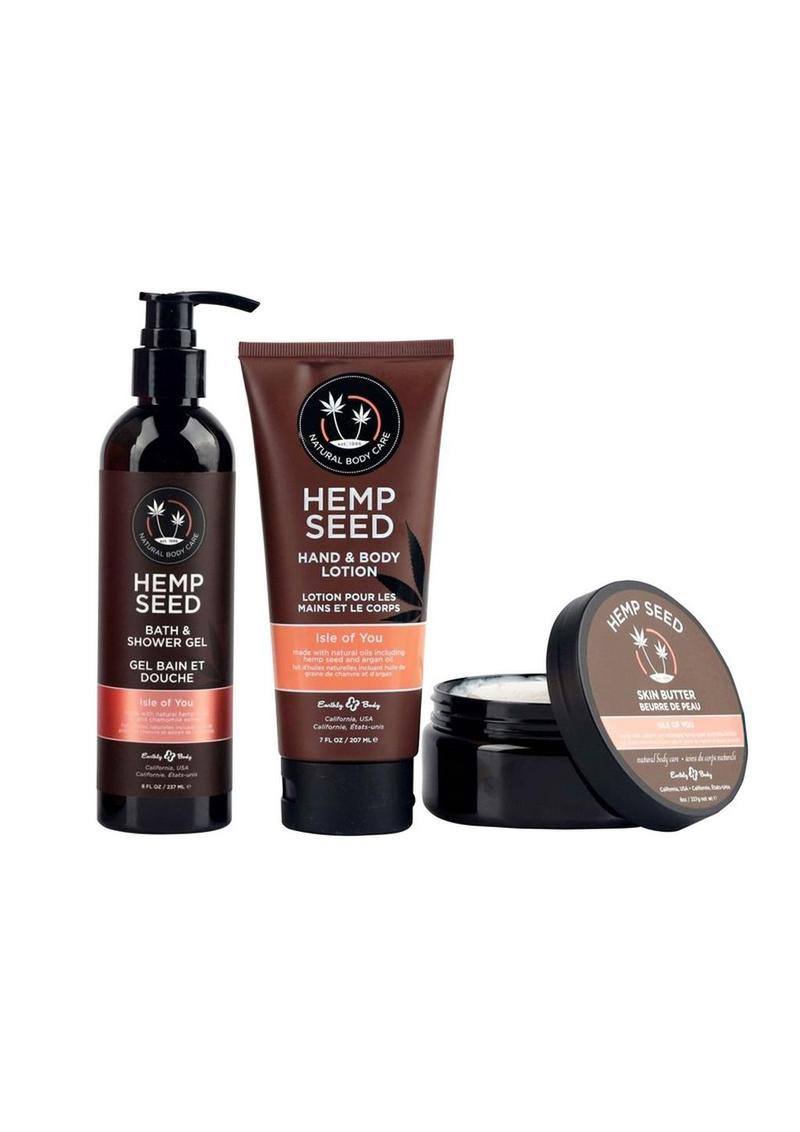 Hemp Seed Shower and Spa Gift Set