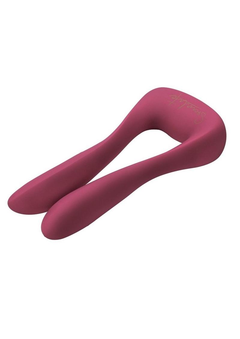 Bodywand Socialite Marquis Rechargeable Silicone DP Vibrator - Pink