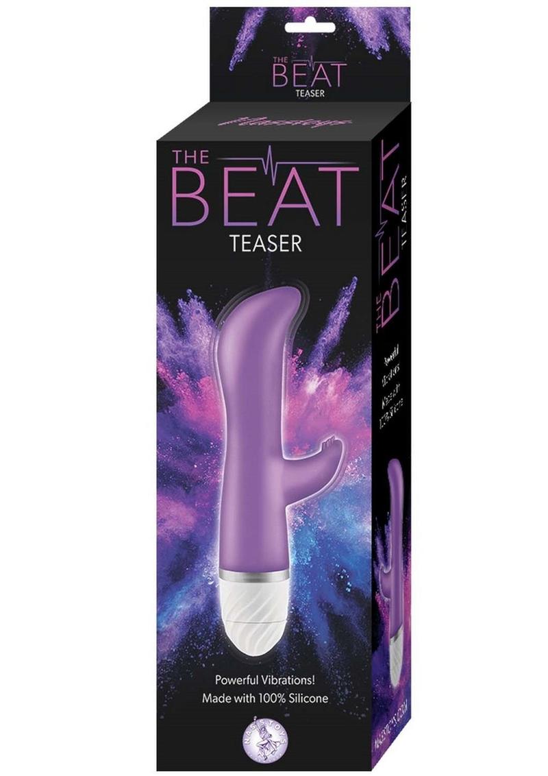 The Beat Teaser Silicone Rabbit Vibrator - Purple