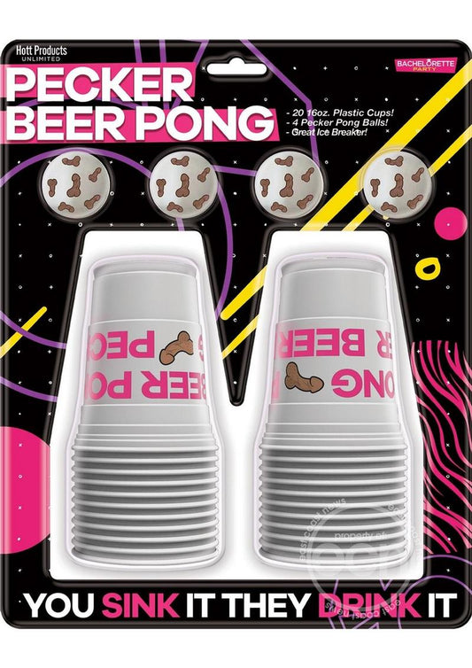 Pecker Beer Pong Game Set