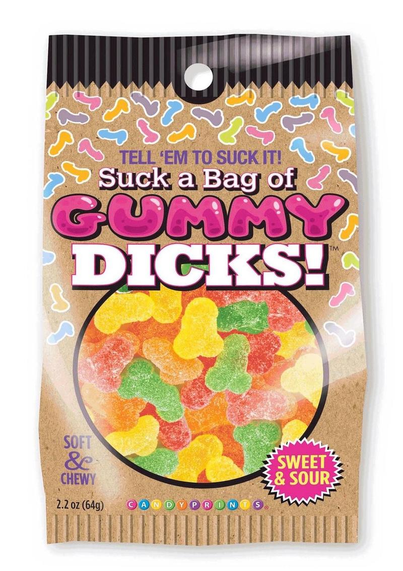 Suck a Bag of Gummy Dicks 4oz - Assorted Flavors