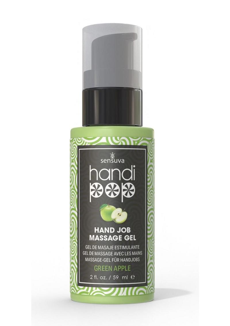 HandiPop Edible Hand Job Massage Gel Green Apple 2oz