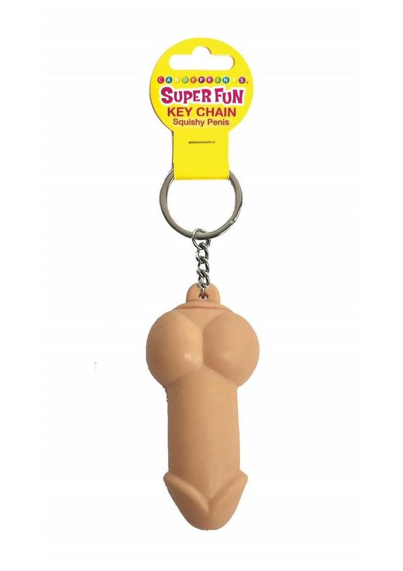 Fun Key Chain Squishy Penis - Vanilla