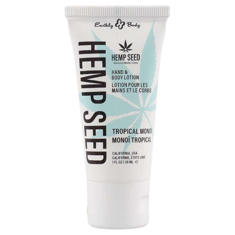 Hemp Seed Hand & Body Lotion-Monoi 1oz