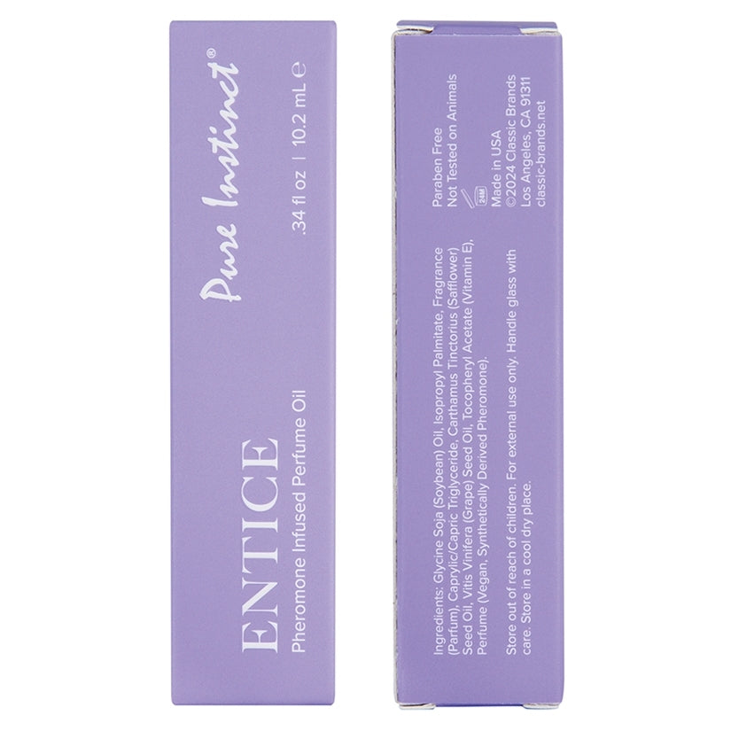 Pure Instinct Signature Collection Pheromone Perfume Roll On-Entice