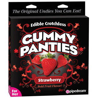 His & Hers Edible Undies - Strawberry