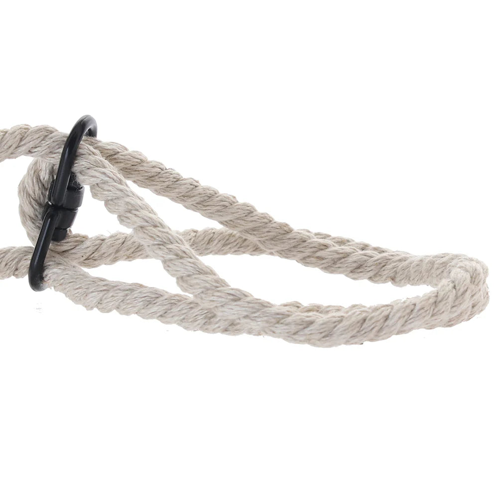 Merci Restrain Hemp Wrist/Ankle Cuffs in Natural or Black