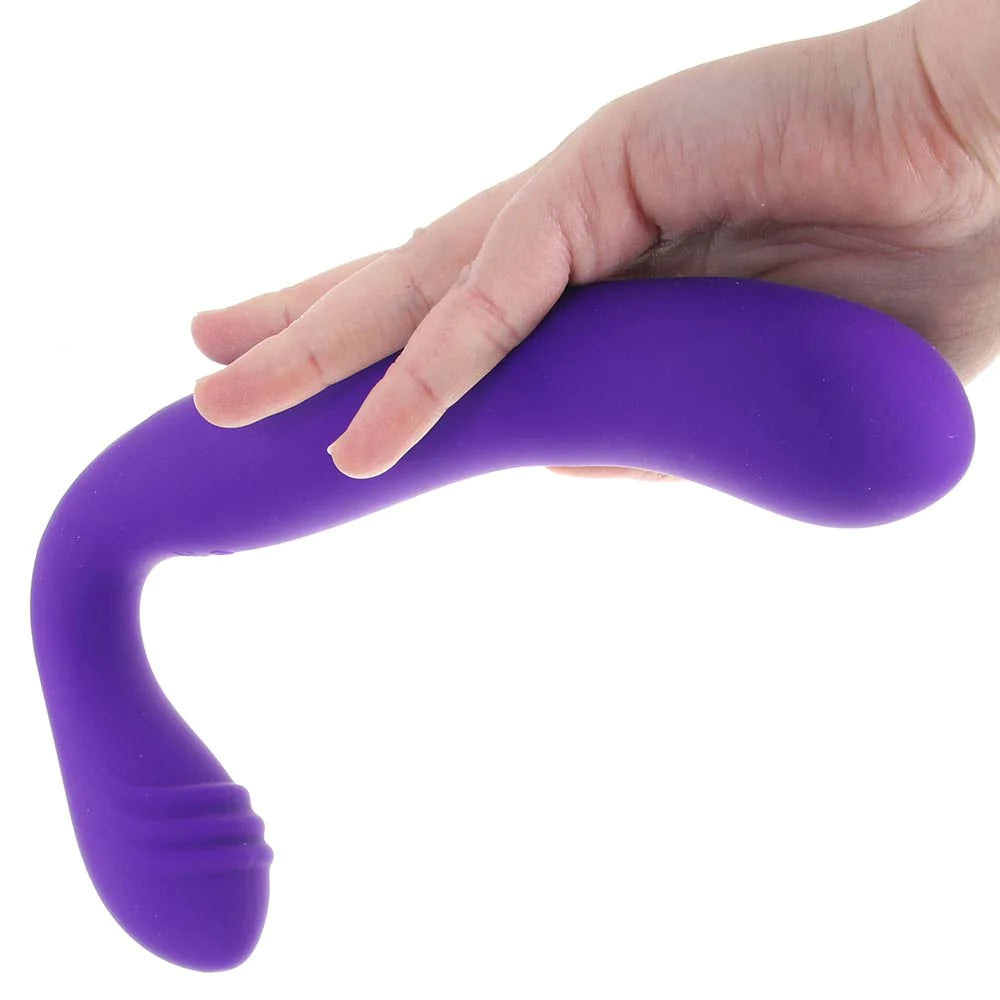 Rechargeable Love Rider Strapless Strap-On in Purple