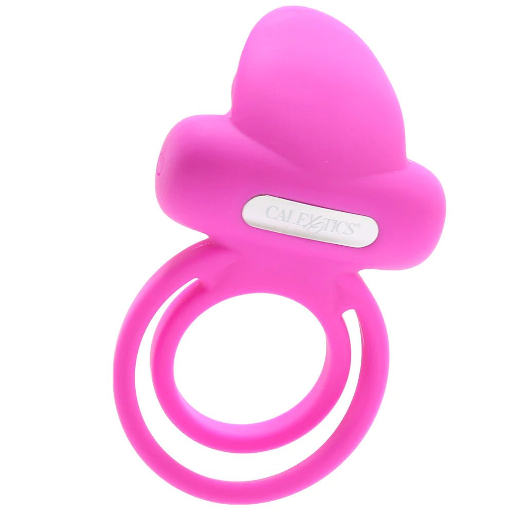 Dual Clit Flicker Vibrating C-Ring