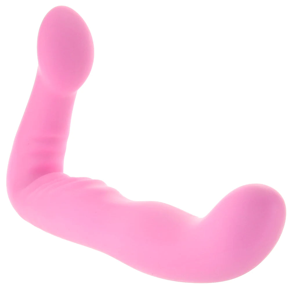 Elite 8 Inch Strapless Strap-On in Pink