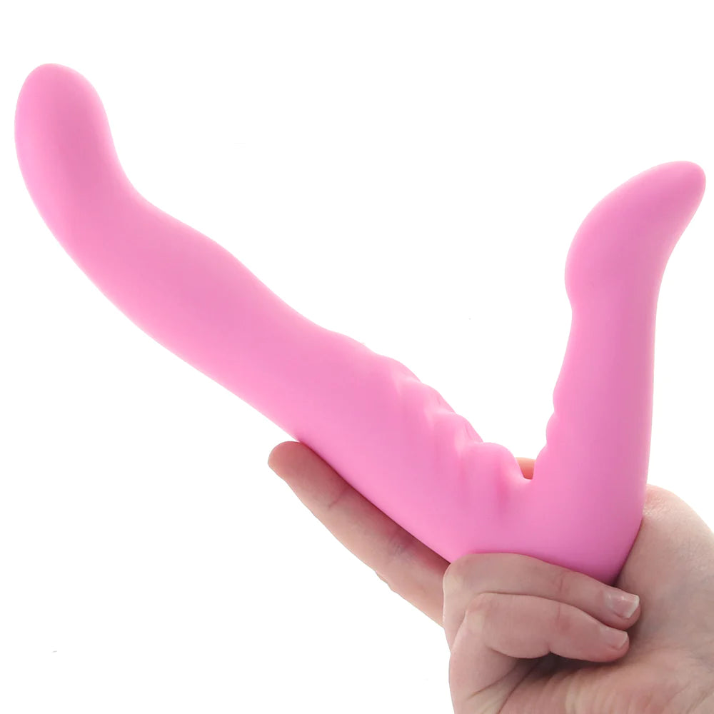 Elite 8 Inch Strapless Strap-On in Pink