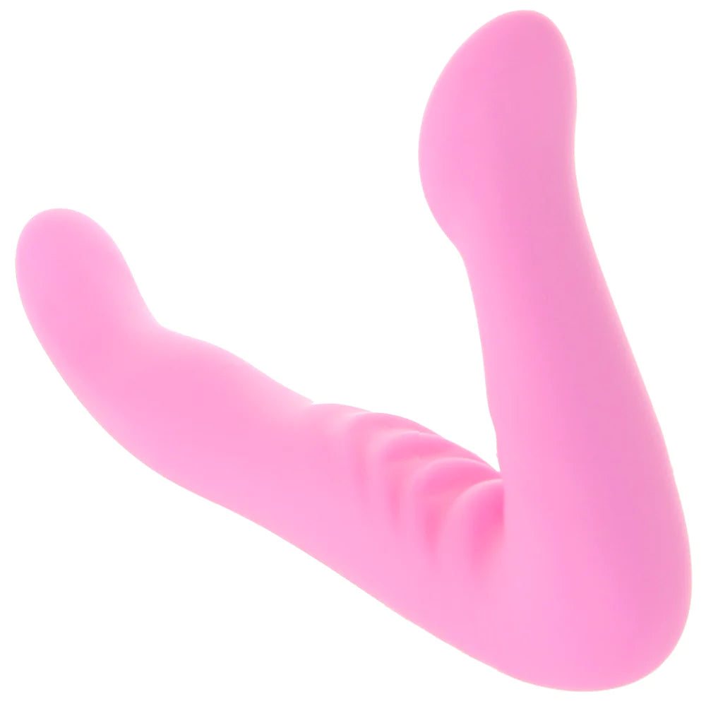 Elite 8 Inch Strapless Strap-On in Pink