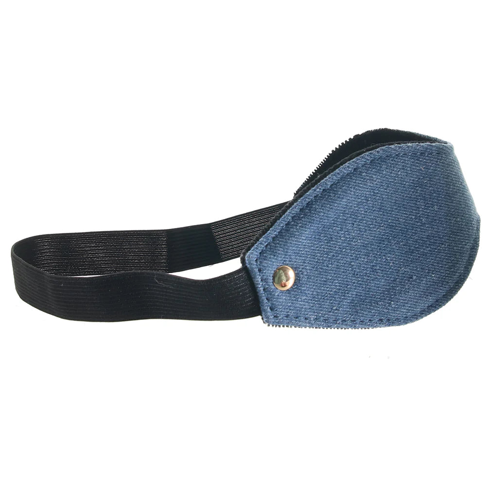 Ride 'Em Denim Eye Mask